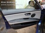BMW перетяжка дверных обшивок эко-кожей